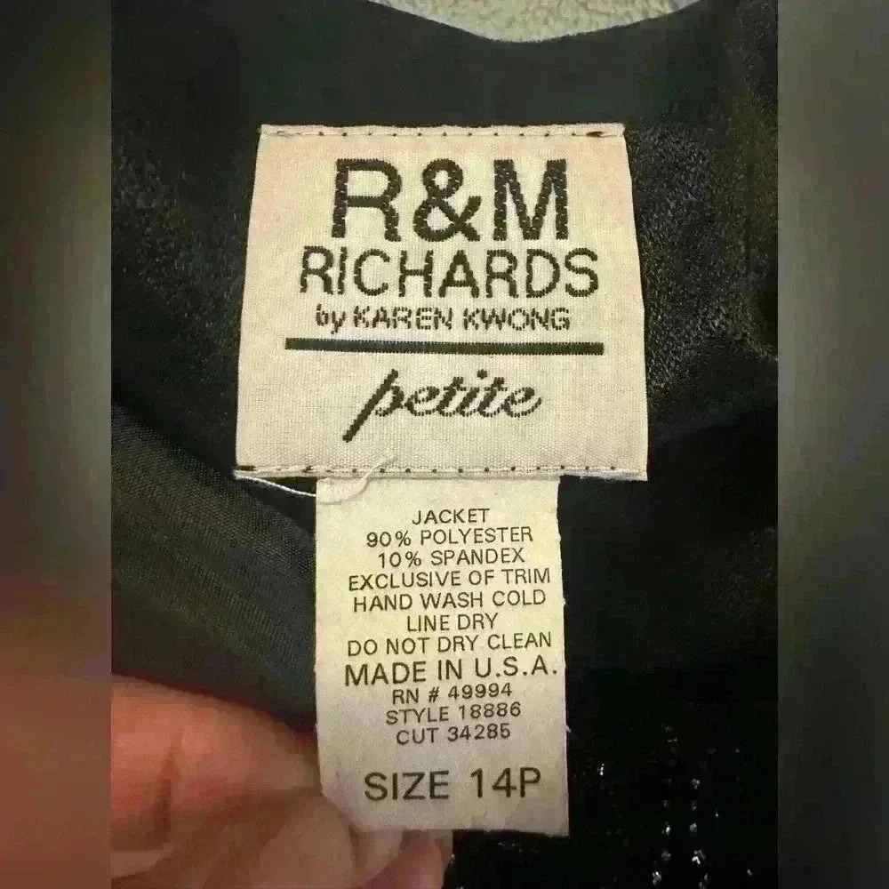 Women’s Black R&M Richards Blouse - Picture 4 of 7